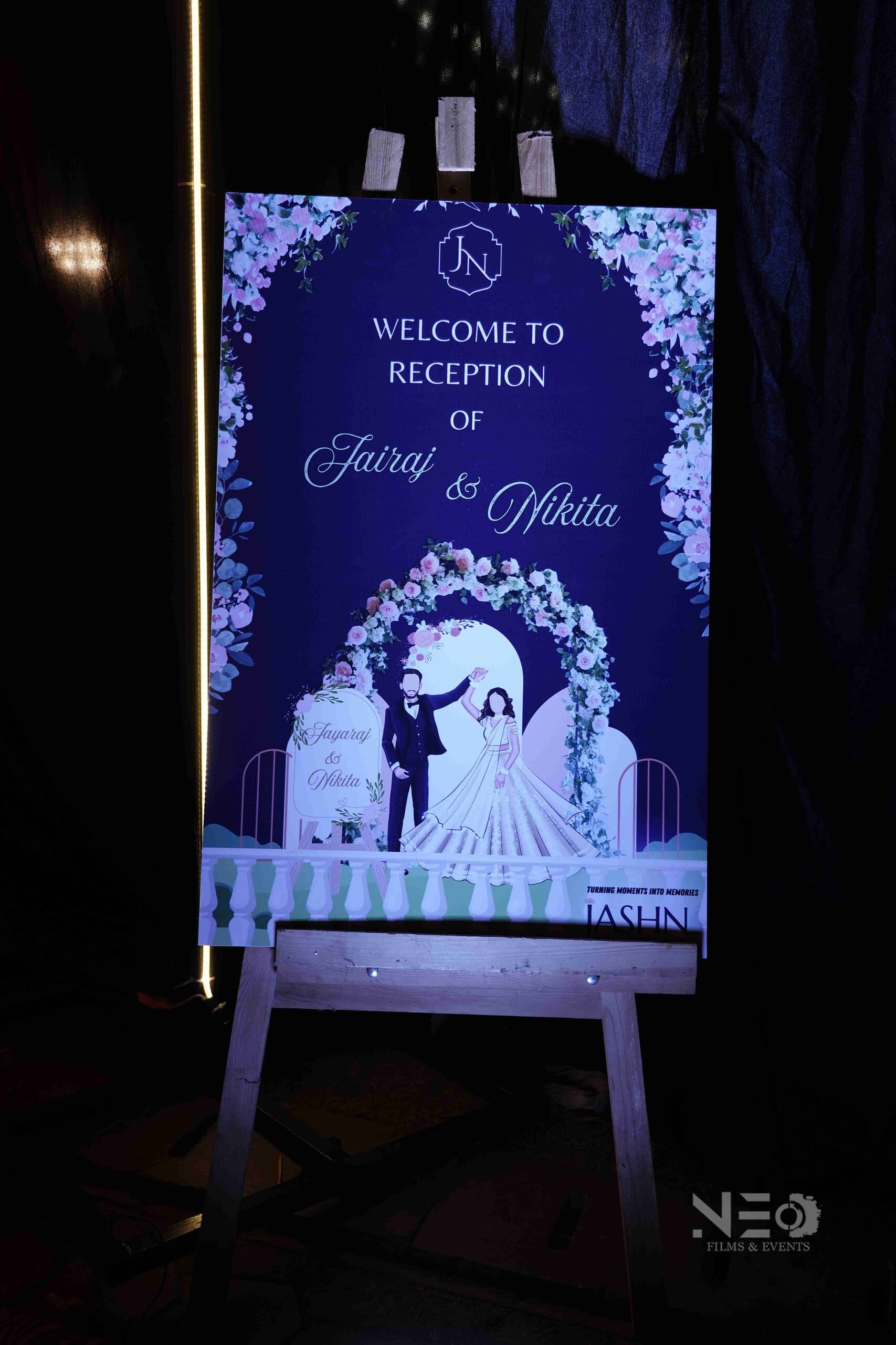 Jayaraj Wedding, Royal Ritez — reception, frame 42