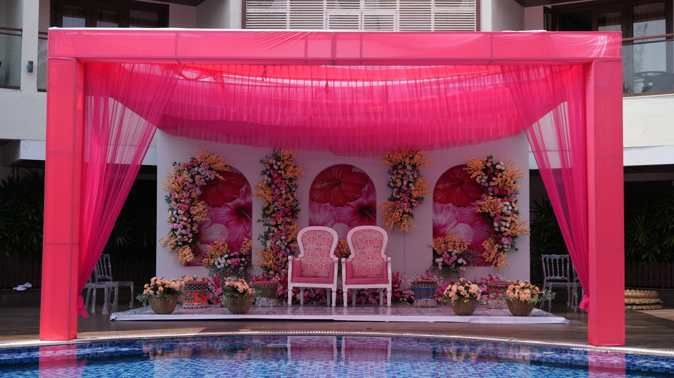 Jayaraj Wedding, Royal Ritez — poolside set, frame 61
