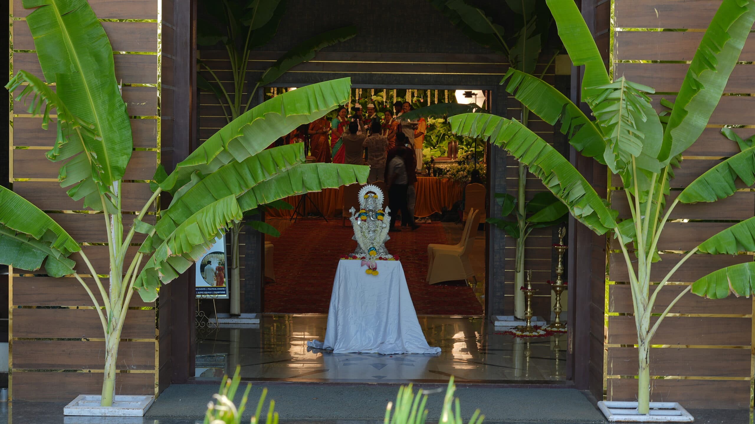 S & P Wedding, Karnataka — stage detail, frame 03