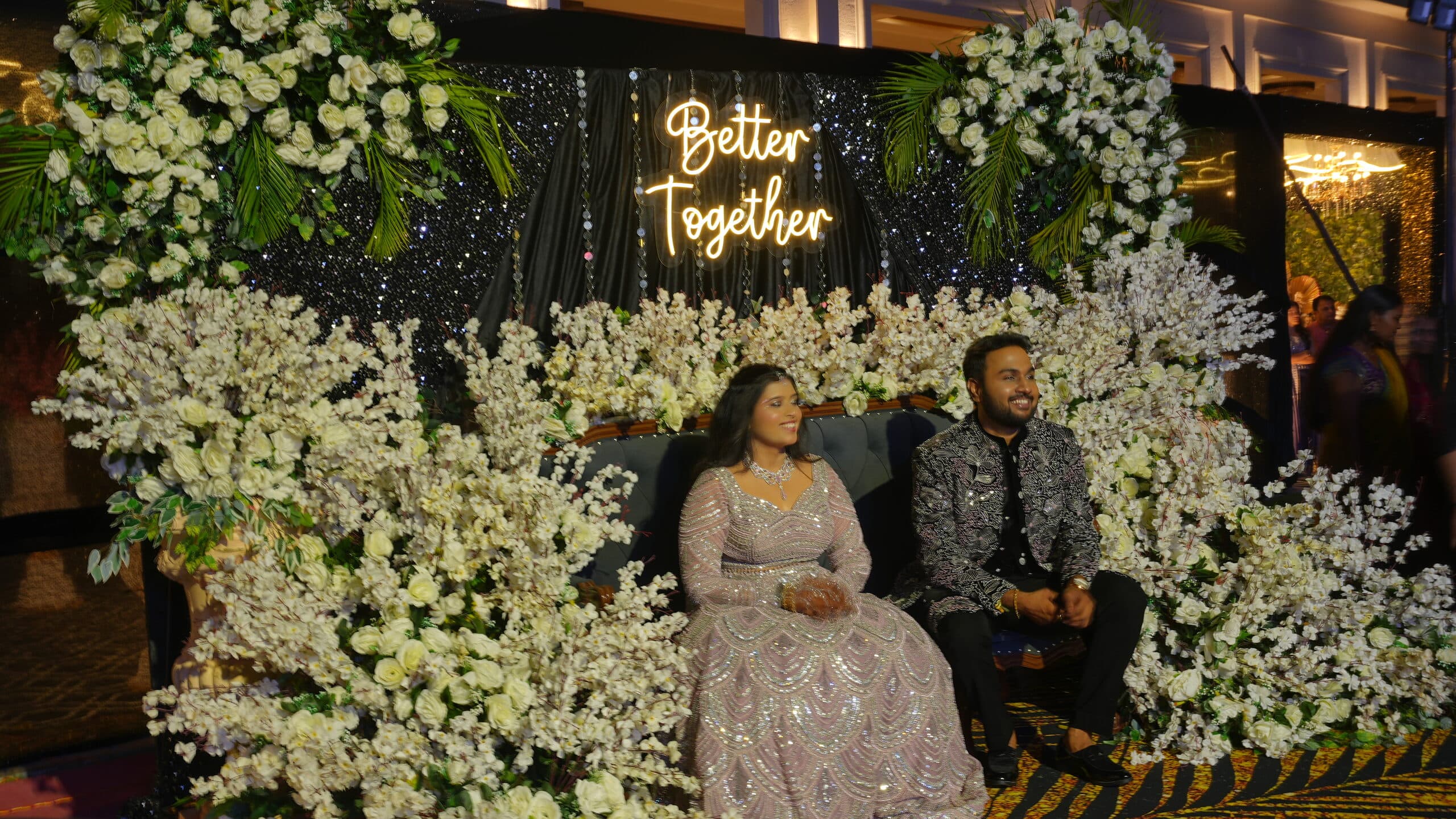 S & P Wedding, Karnataka — sangeet, frame 61
