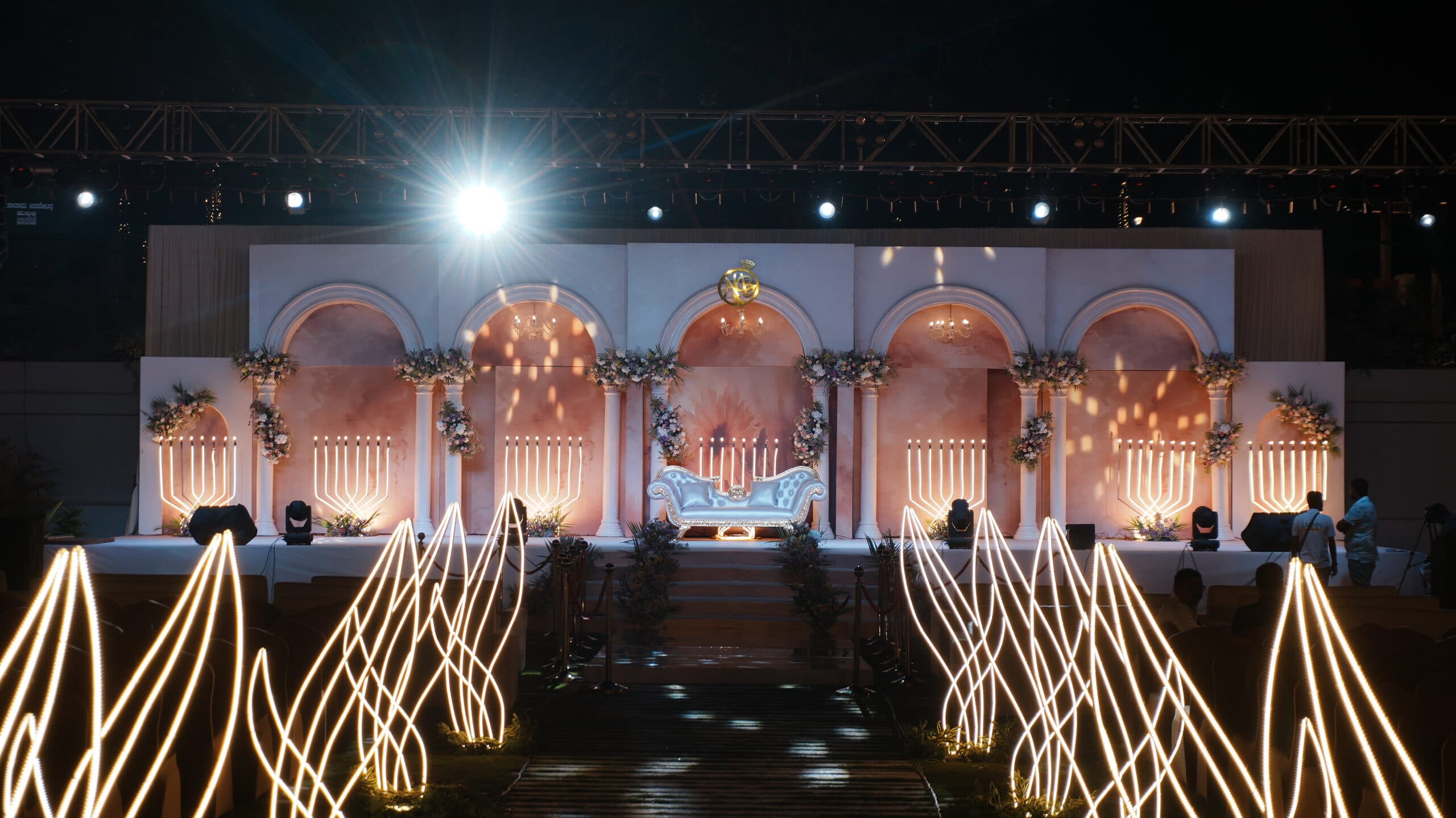 Sirsi Wedding, Sirsi, Karnataka — stage, frame 11